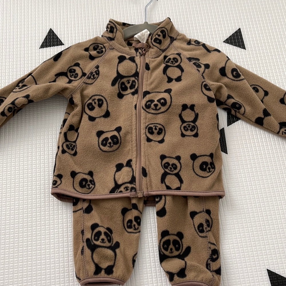 H&M fleece track suit
